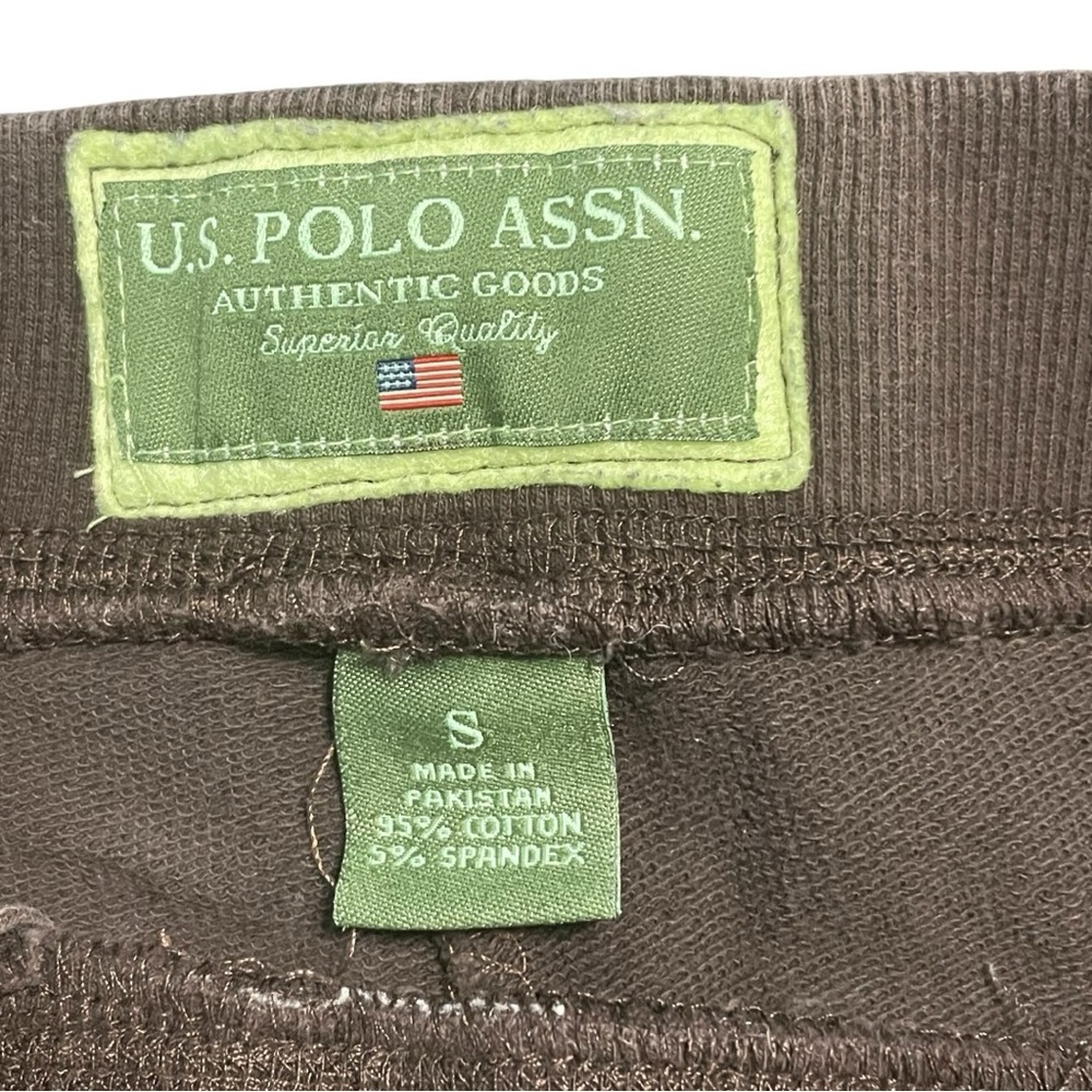 U.S. Polo Assn. Joggers/Sweats In Brown. Capri length - Picture 7 of 10